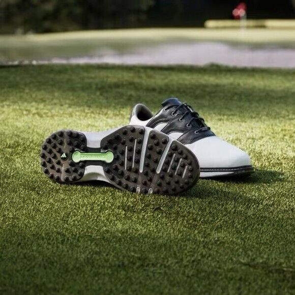 Adidas MC87 Z-Traxion Spikeless Men\'s Golf Shoes White Black IF2714 main image 11